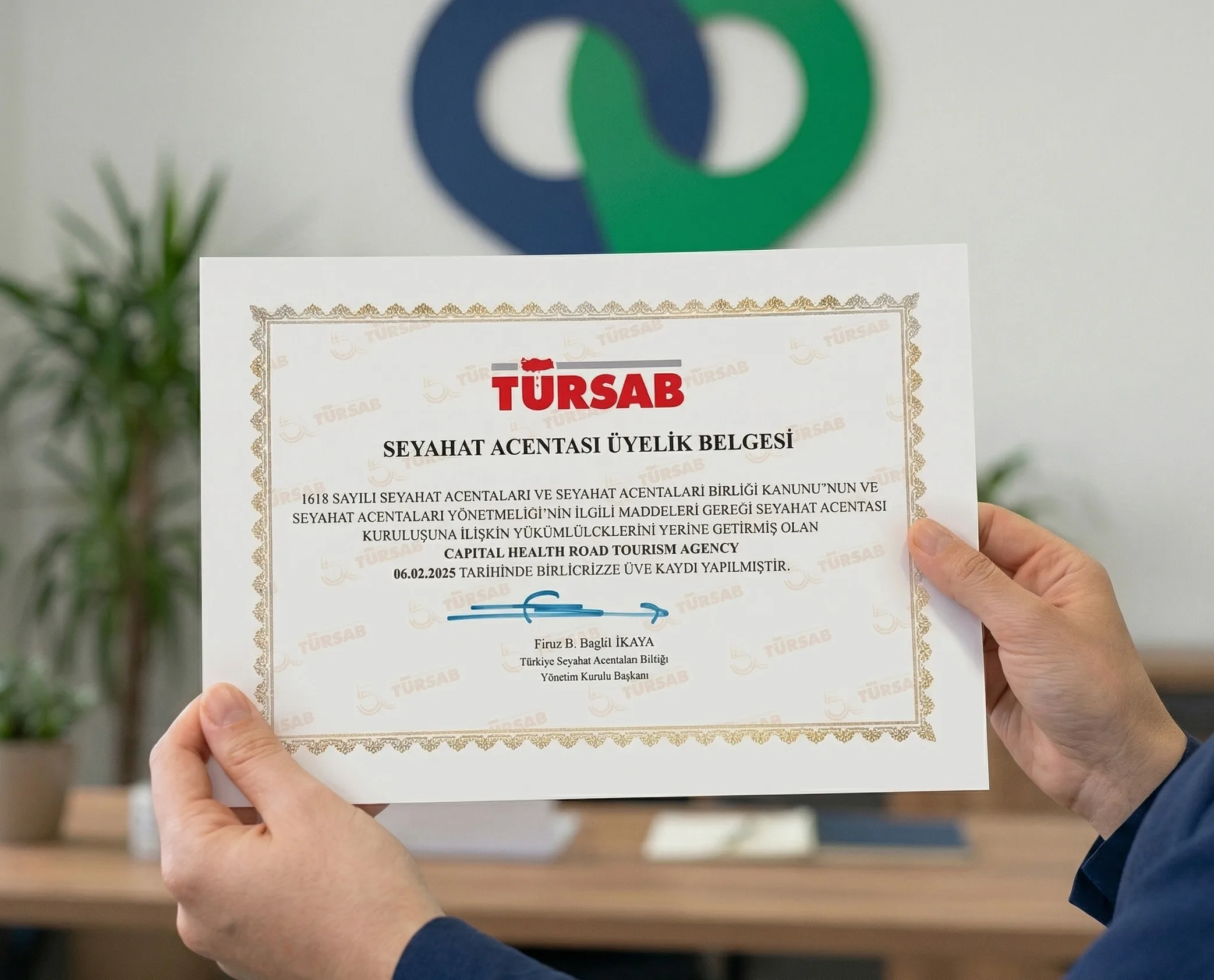 HealRoad TÜRSAB tanúsítvány